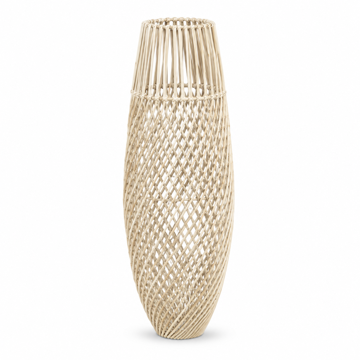 Woven Basket Dome - Cylinder - Medium