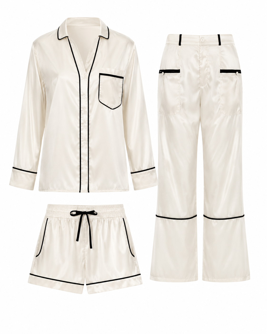 Moroccan 3-Piece Pajama Set