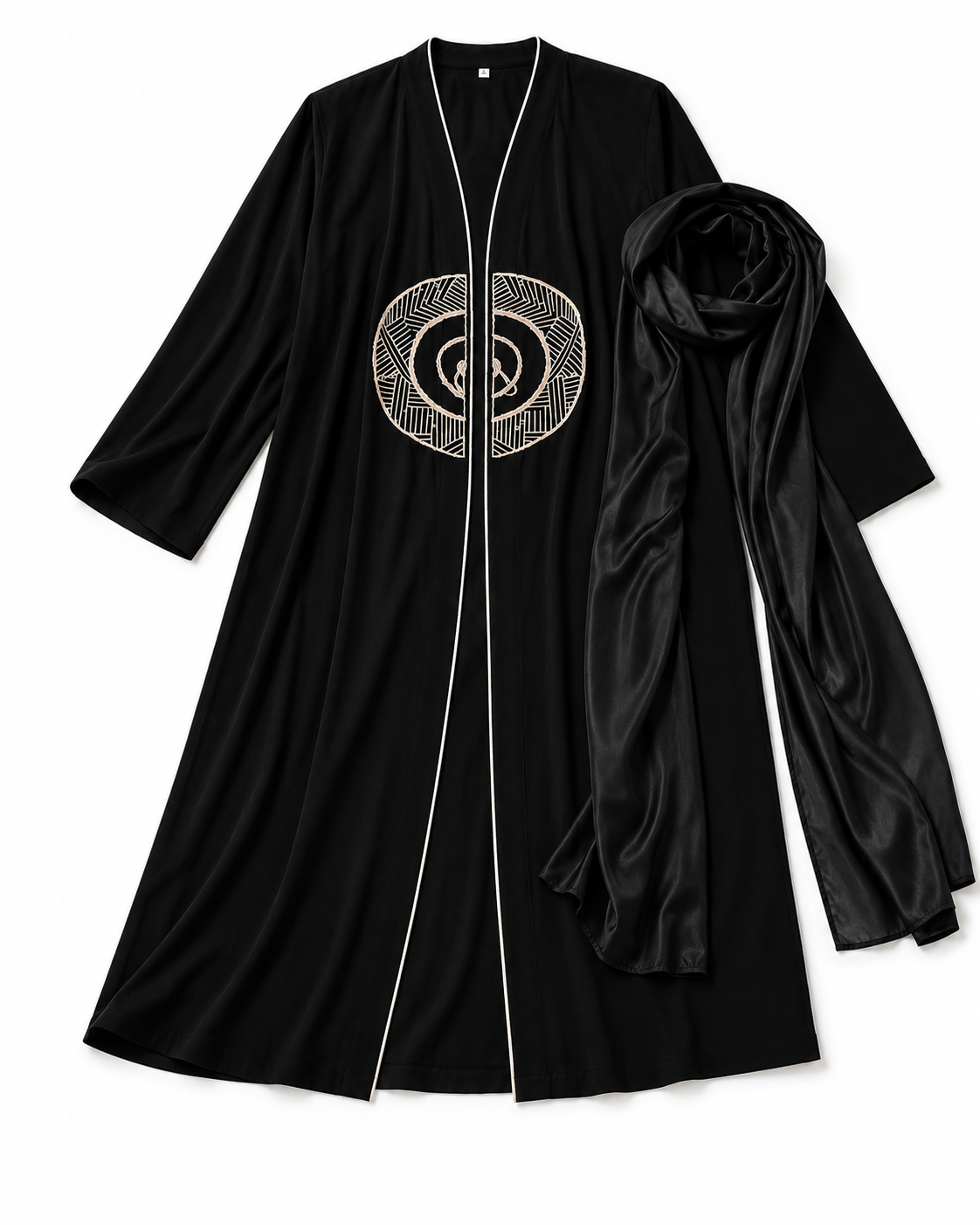 Abaya Long Robe - Black