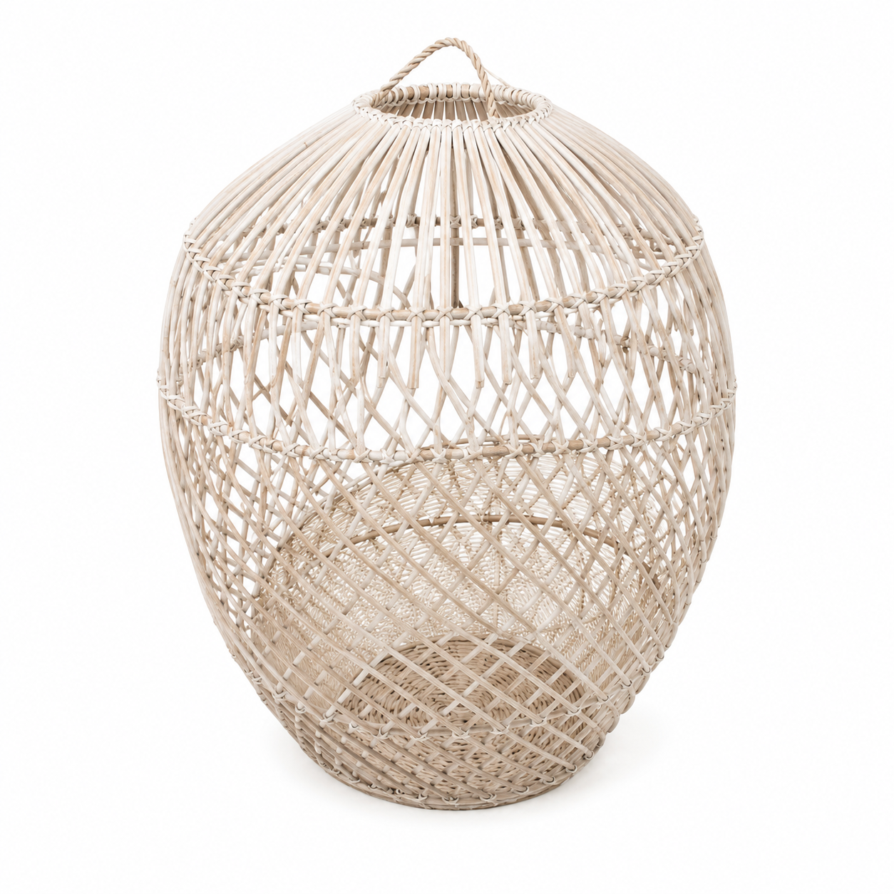 Woven Basket Dome - Round - Large