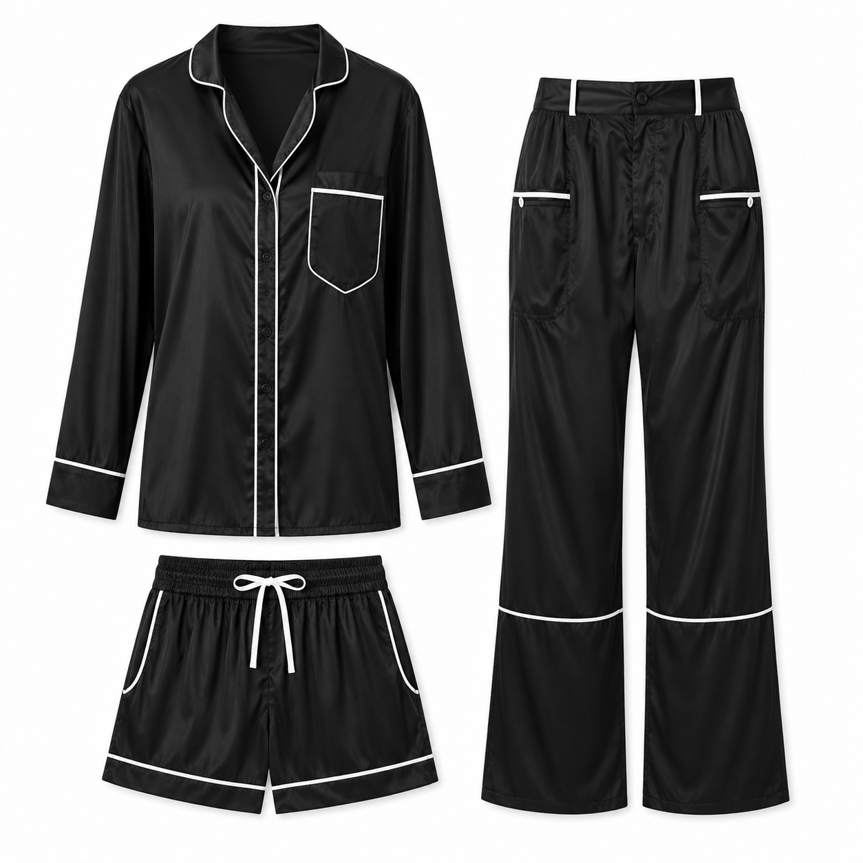 Moroccan 3-Piece Pajama Set