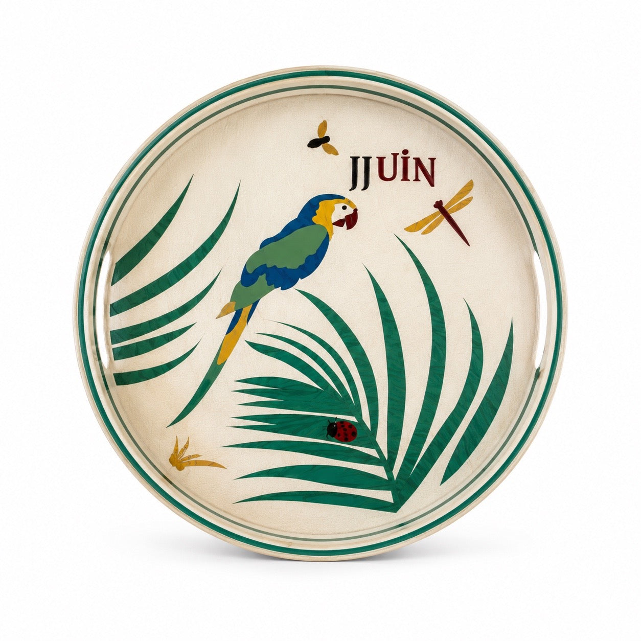 Round Lacquer Tray - Egypt