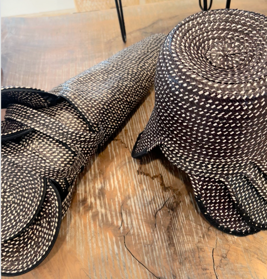 Foldable Straw Hat with Bag