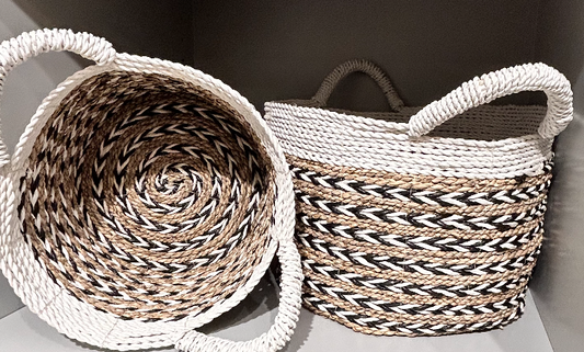 Woven Basket with Handle