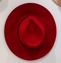 Felt Hat Red