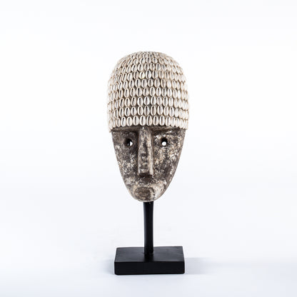 Shell-Crowned Heritage Bust