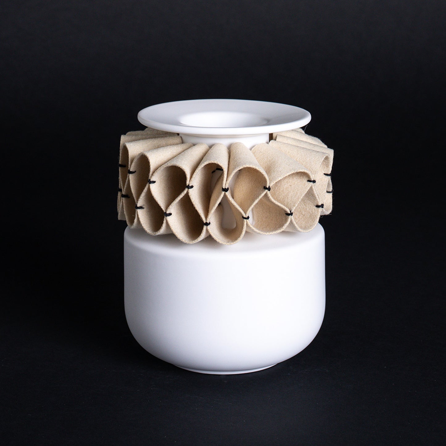 Small Vase, White Matte