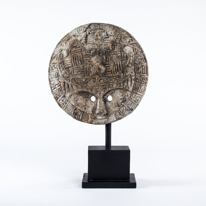 Textured Stone Orb Sculpture | Luxury Handcrafted Decor From Lombok