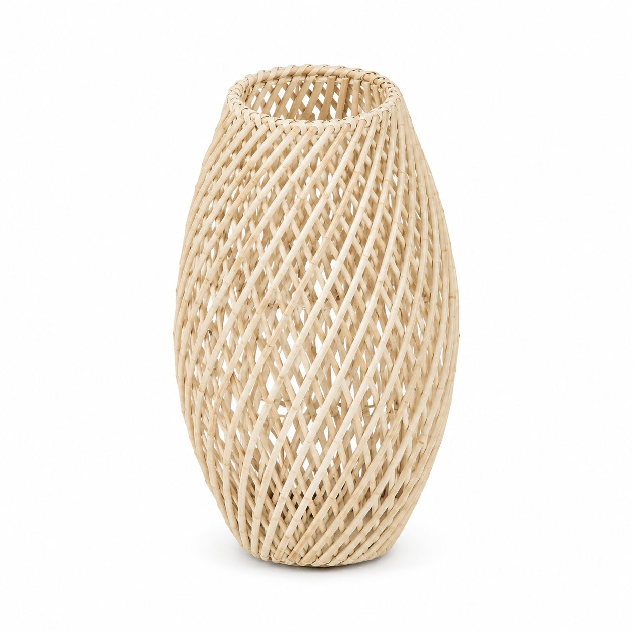 Woven Basket Dome - Cylinder - Small