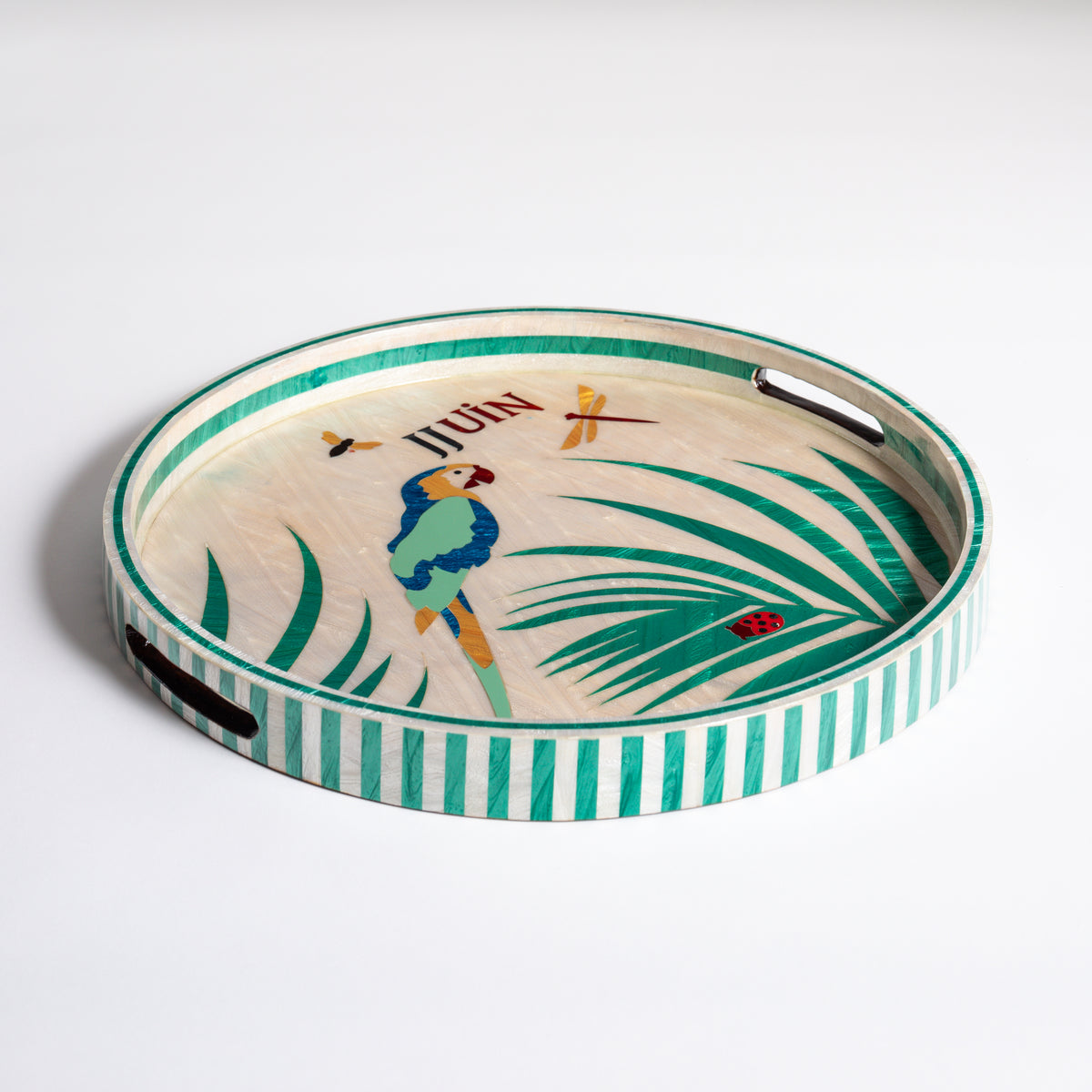 Round Lacquer Tray - JJUIN