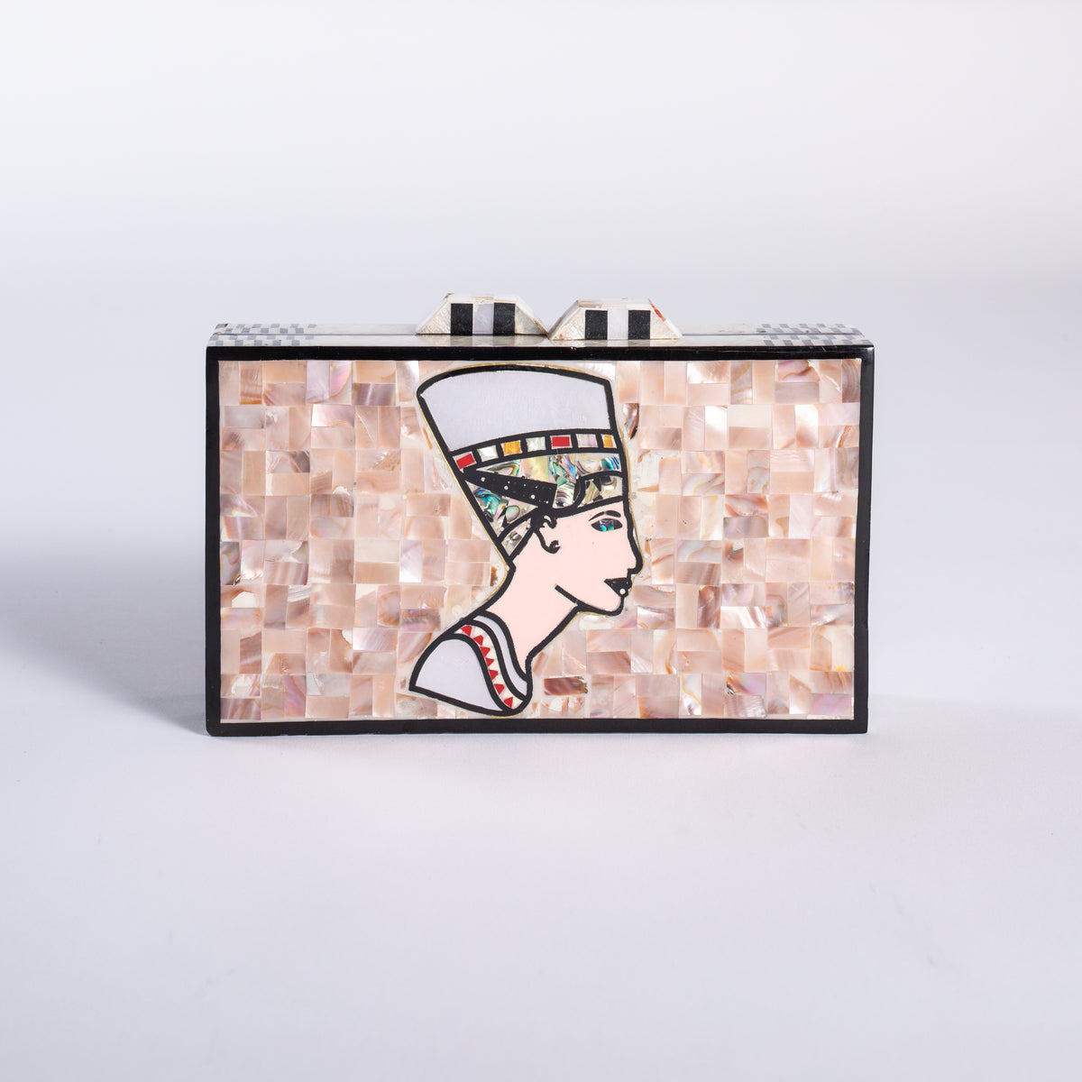 Mother of Pearl Clutch - Nefertiti Pink
