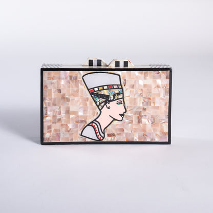 Mother of Pearl Clutch - Nefertiti Pink